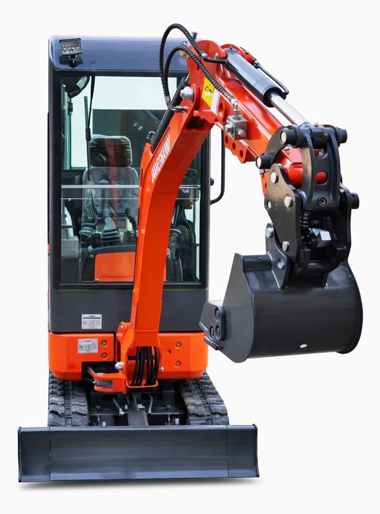 QW12S – 1,2 Tonnen Minibagger Bild 3